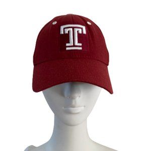 Vintage Temple University Hat Cap Embroiderd T and OWL One Size